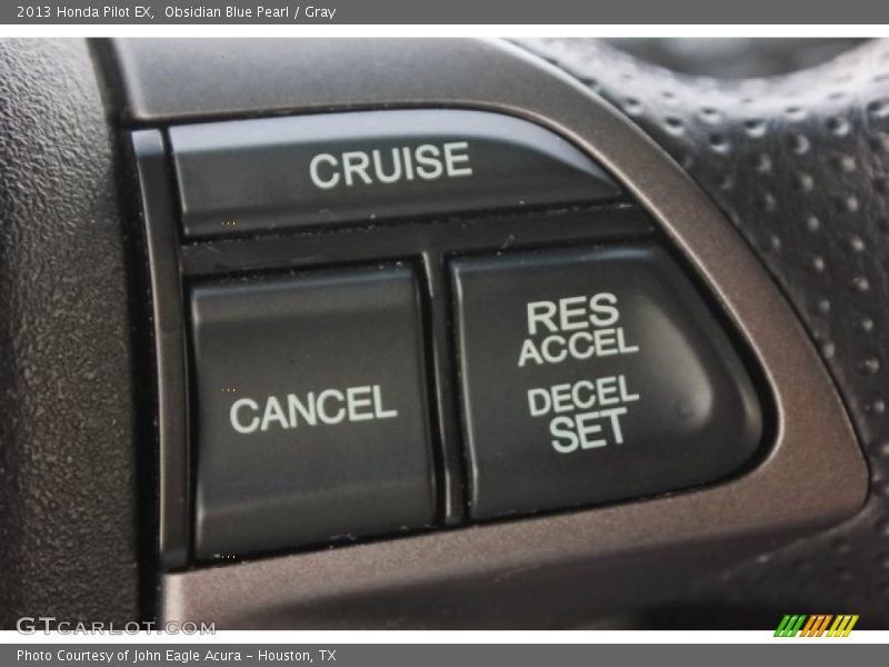 Obsidian Blue Pearl / Gray 2013 Honda Pilot EX