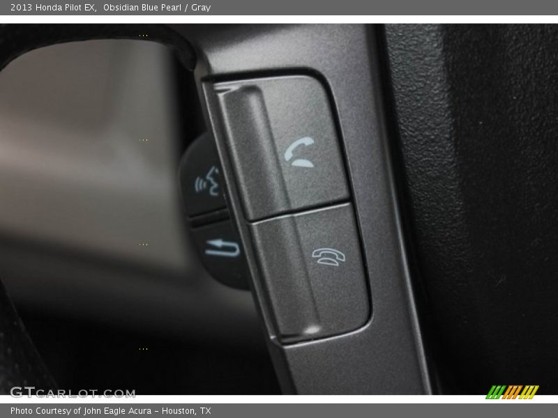 Obsidian Blue Pearl / Gray 2013 Honda Pilot EX