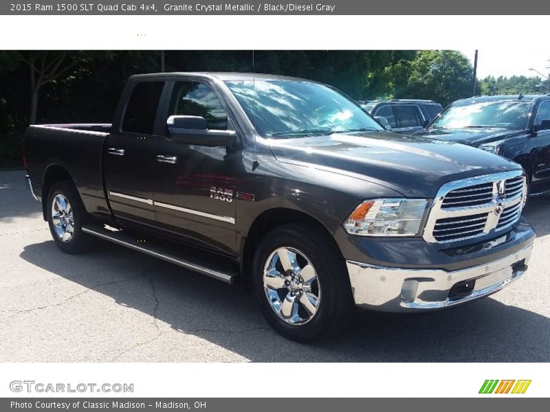 Granite Crystal Metallic / Black/Diesel Gray 2015 Ram 1500 SLT Quad Cab 4x4