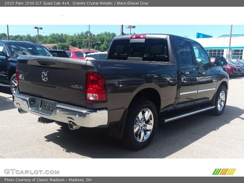 Granite Crystal Metallic / Black/Diesel Gray 2015 Ram 1500 SLT Quad Cab 4x4