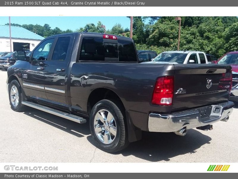 Granite Crystal Metallic / Black/Diesel Gray 2015 Ram 1500 SLT Quad Cab 4x4