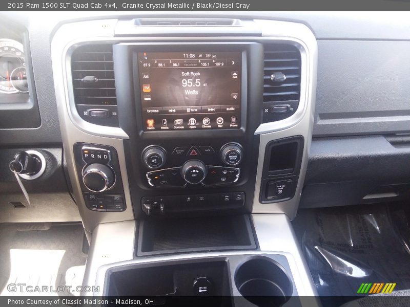 Granite Crystal Metallic / Black/Diesel Gray 2015 Ram 1500 SLT Quad Cab 4x4