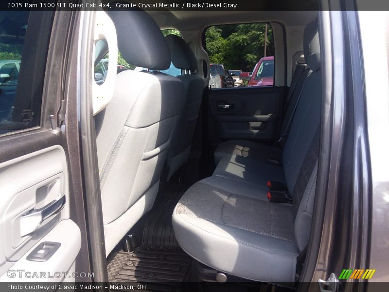 Granite Crystal Metallic / Black/Diesel Gray 2015 Ram 1500 SLT Quad Cab 4x4