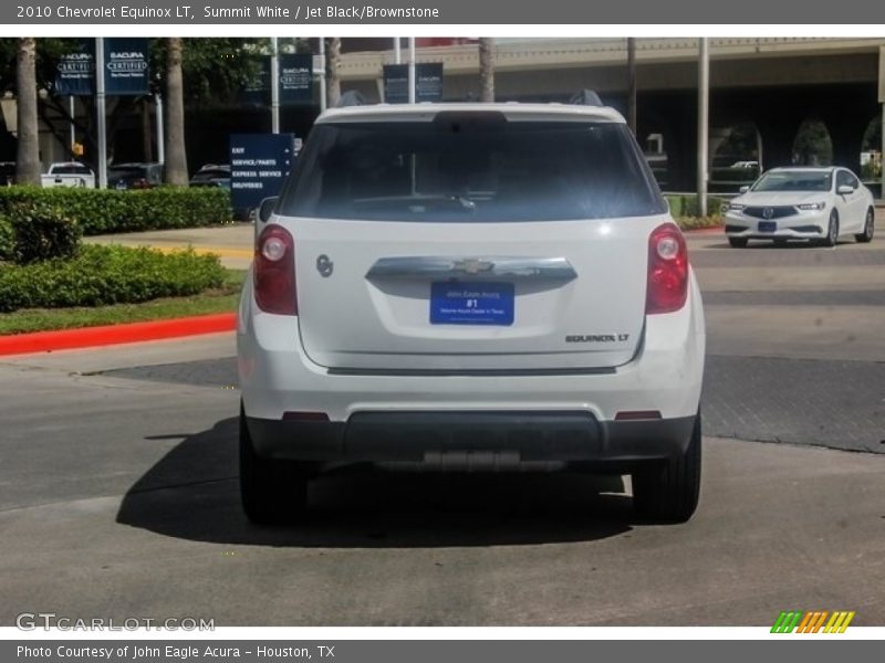 Summit White / Jet Black/Brownstone 2010 Chevrolet Equinox LT