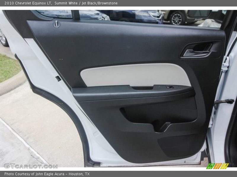 Summit White / Jet Black/Brownstone 2010 Chevrolet Equinox LT