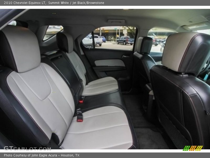 Summit White / Jet Black/Brownstone 2010 Chevrolet Equinox LT
