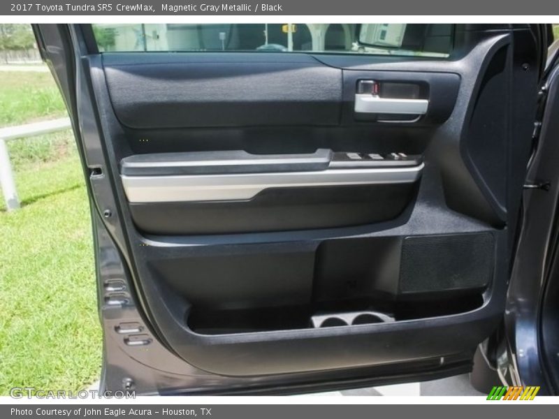 Magnetic Gray Metallic / Black 2017 Toyota Tundra SR5 CrewMax