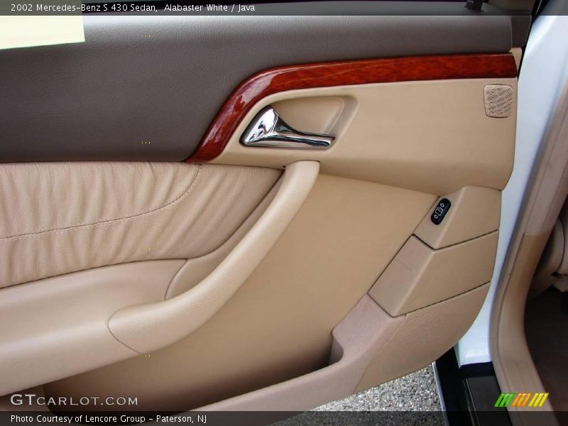 Alabaster White / Java 2002 Mercedes-Benz S 430 Sedan