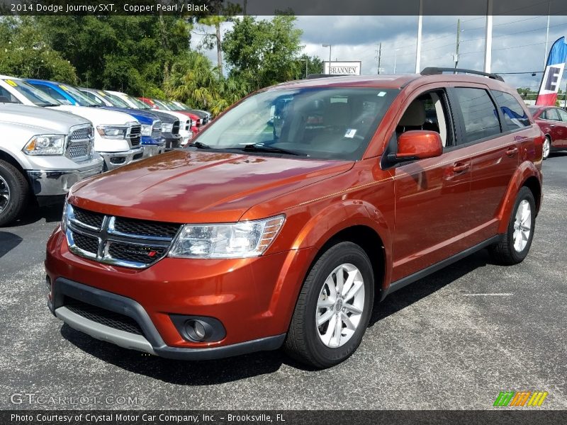 Copper Pearl / Black 2014 Dodge Journey SXT