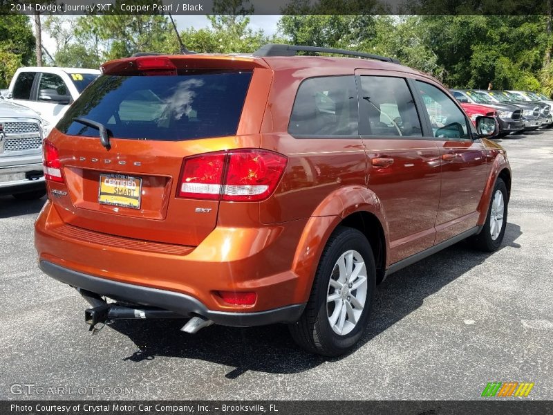 Copper Pearl / Black 2014 Dodge Journey SXT
