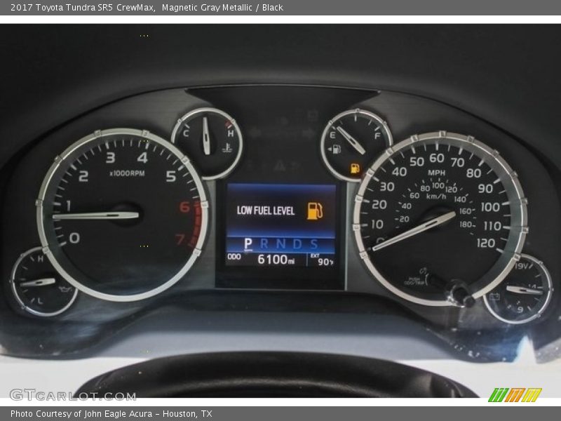 Magnetic Gray Metallic / Black 2017 Toyota Tundra SR5 CrewMax
