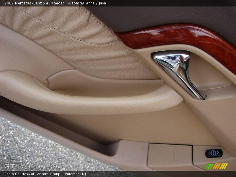 Alabaster White / Java 2002 Mercedes-Benz S 430 Sedan