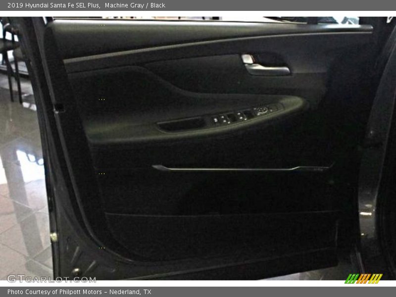 Machine Gray / Black 2019 Hyundai Santa Fe SEL Plus