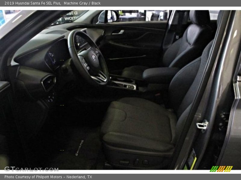 Machine Gray / Black 2019 Hyundai Santa Fe SEL Plus