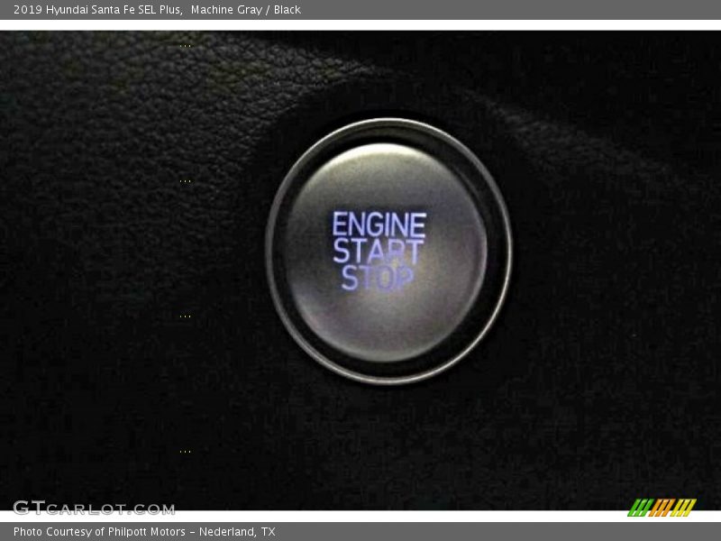 Machine Gray / Black 2019 Hyundai Santa Fe SEL Plus