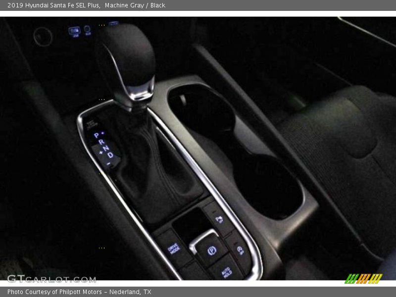 Machine Gray / Black 2019 Hyundai Santa Fe SEL Plus