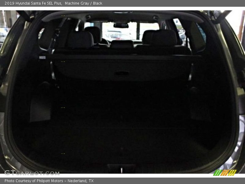 Machine Gray / Black 2019 Hyundai Santa Fe SEL Plus