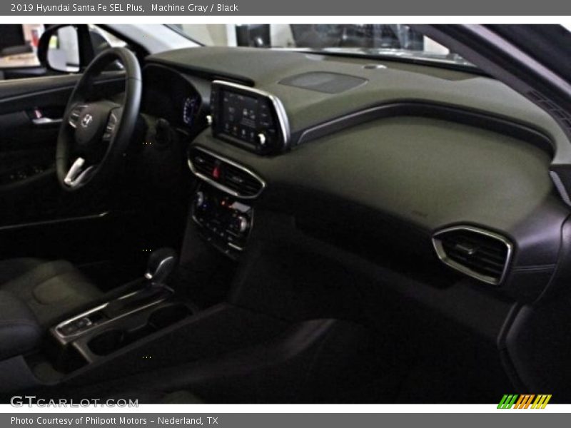 Machine Gray / Black 2019 Hyundai Santa Fe SEL Plus