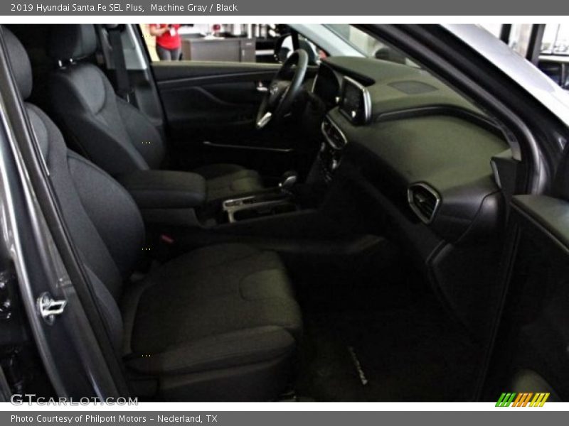 Machine Gray / Black 2019 Hyundai Santa Fe SEL Plus