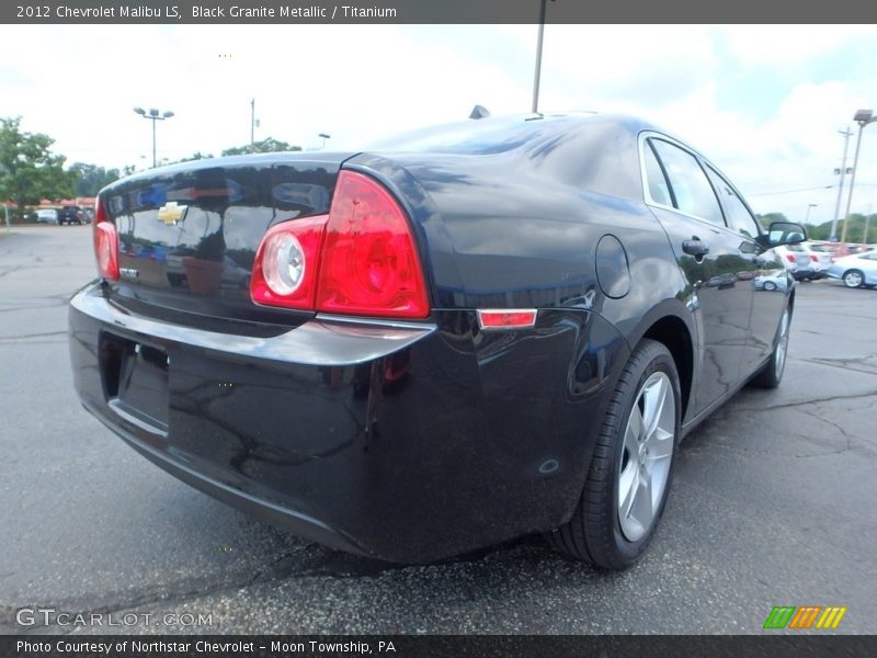 Black Granite Metallic / Titanium 2012 Chevrolet Malibu LS
