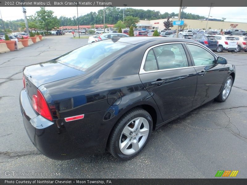Black Granite Metallic / Titanium 2012 Chevrolet Malibu LS