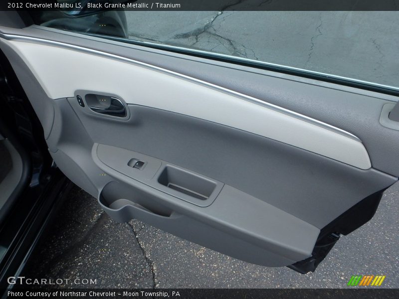 Black Granite Metallic / Titanium 2012 Chevrolet Malibu LS