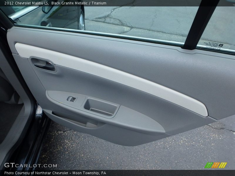 Black Granite Metallic / Titanium 2012 Chevrolet Malibu LS