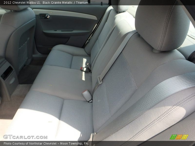 Black Granite Metallic / Titanium 2012 Chevrolet Malibu LS