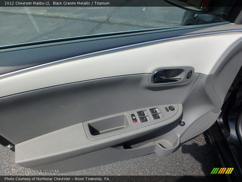 Black Granite Metallic / Titanium 2012 Chevrolet Malibu LS