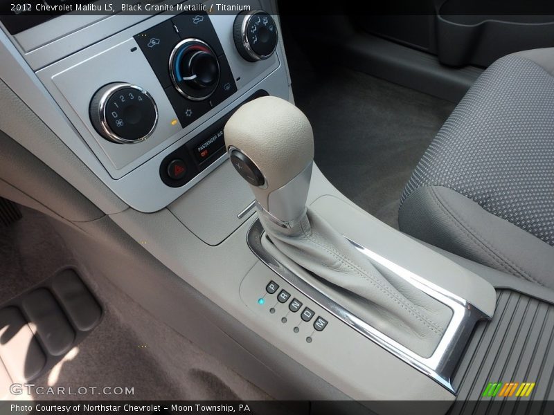 Black Granite Metallic / Titanium 2012 Chevrolet Malibu LS