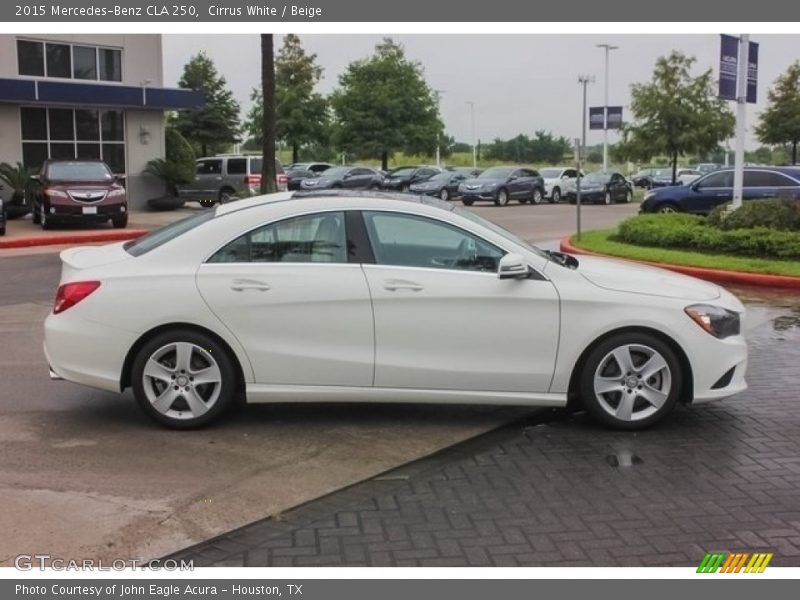 Cirrus White / Beige 2015 Mercedes-Benz CLA 250