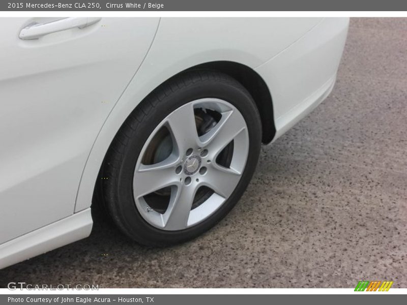 Cirrus White / Beige 2015 Mercedes-Benz CLA 250