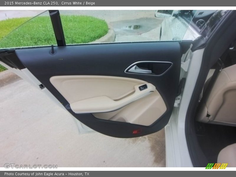 Cirrus White / Beige 2015 Mercedes-Benz CLA 250