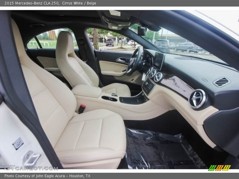 Cirrus White / Beige 2015 Mercedes-Benz CLA 250