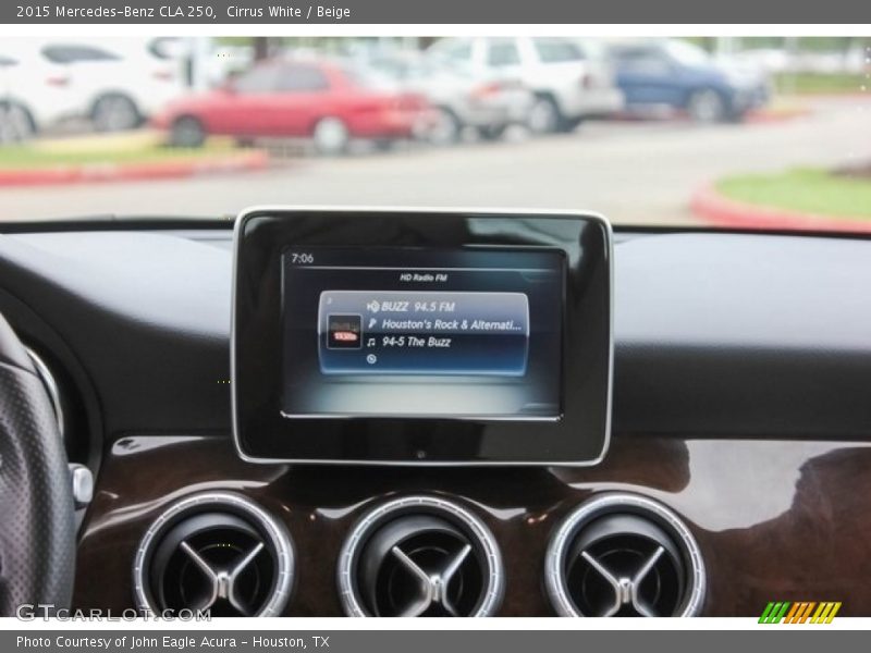 Cirrus White / Beige 2015 Mercedes-Benz CLA 250