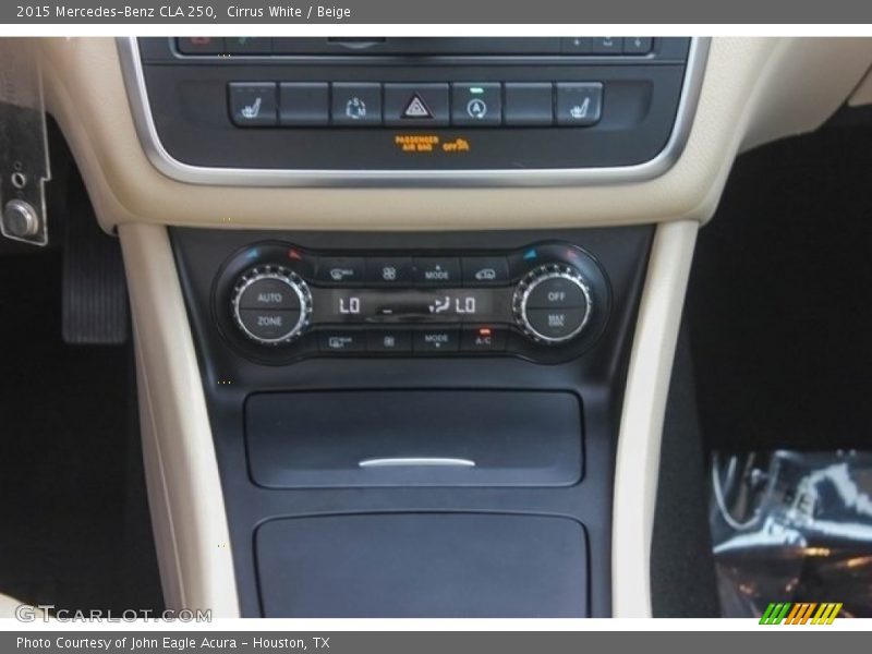 Cirrus White / Beige 2015 Mercedes-Benz CLA 250