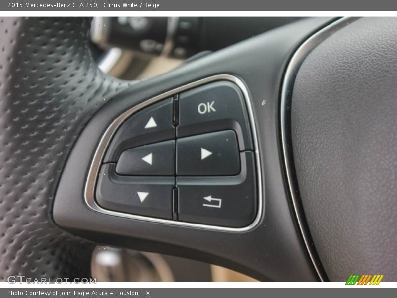 Cirrus White / Beige 2015 Mercedes-Benz CLA 250
