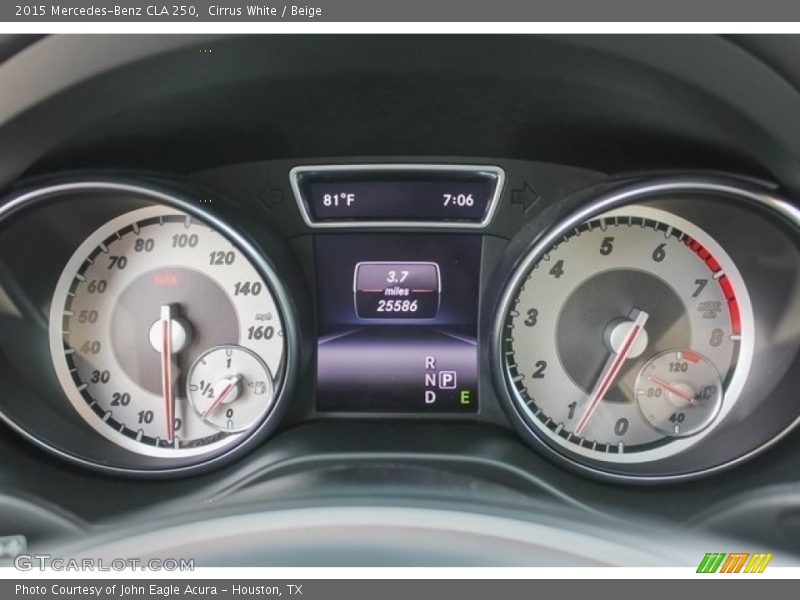 Cirrus White / Beige 2015 Mercedes-Benz CLA 250