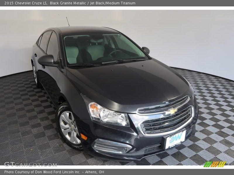 Black Granite Metallic / Jet Black/Medium Titanium 2015 Chevrolet Cruze LS