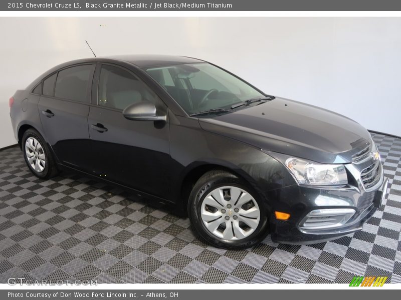 Black Granite Metallic / Jet Black/Medium Titanium 2015 Chevrolet Cruze LS