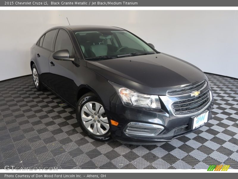 Black Granite Metallic / Jet Black/Medium Titanium 2015 Chevrolet Cruze LS