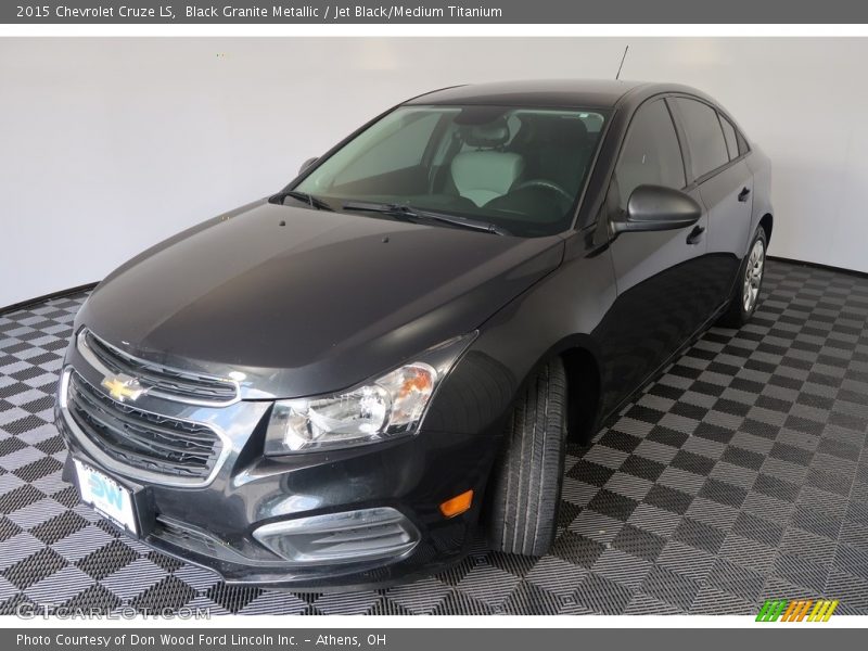 Black Granite Metallic / Jet Black/Medium Titanium 2015 Chevrolet Cruze LS