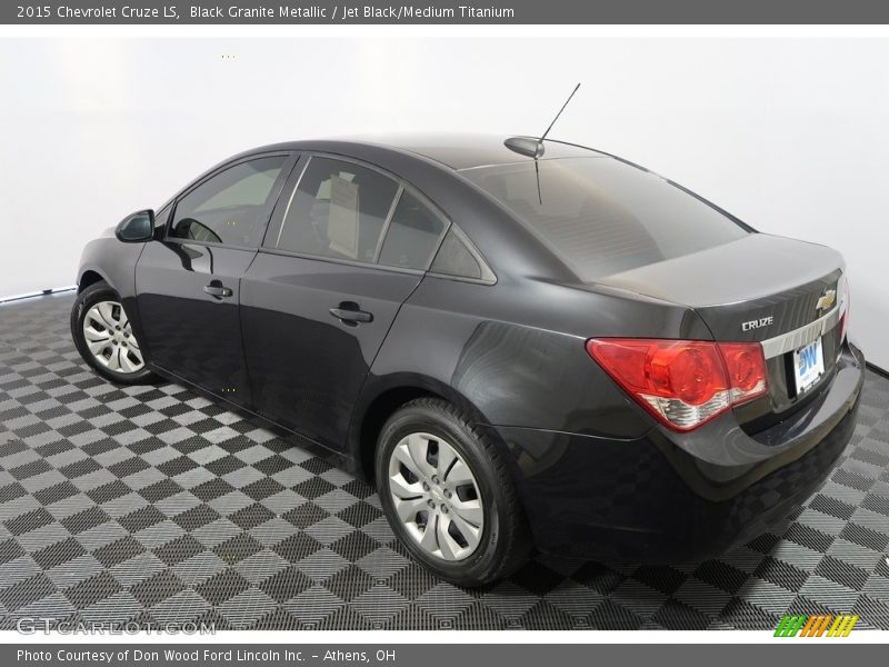 Black Granite Metallic / Jet Black/Medium Titanium 2015 Chevrolet Cruze LS