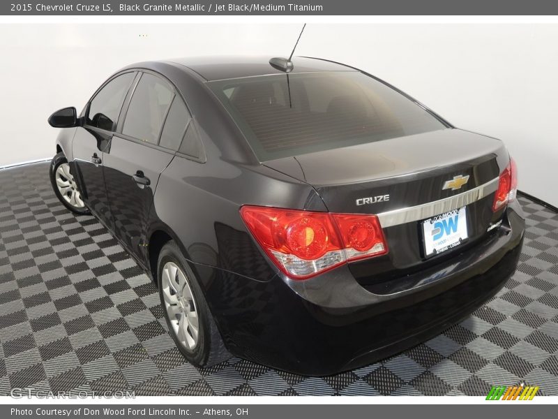 Black Granite Metallic / Jet Black/Medium Titanium 2015 Chevrolet Cruze LS