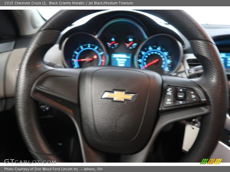 Black Granite Metallic / Jet Black/Medium Titanium 2015 Chevrolet Cruze LS