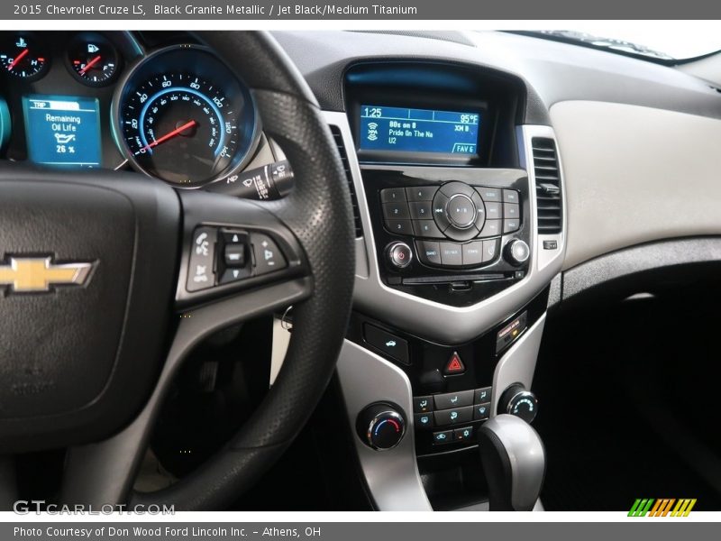 Black Granite Metallic / Jet Black/Medium Titanium 2015 Chevrolet Cruze LS
