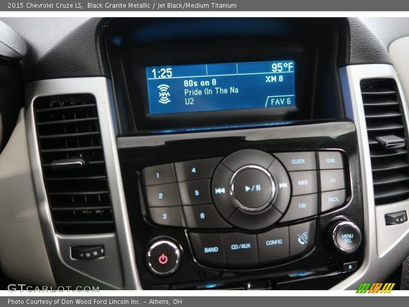 Black Granite Metallic / Jet Black/Medium Titanium 2015 Chevrolet Cruze LS