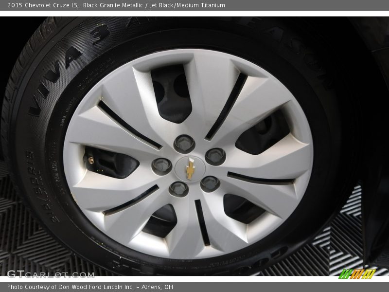 Black Granite Metallic / Jet Black/Medium Titanium 2015 Chevrolet Cruze LS