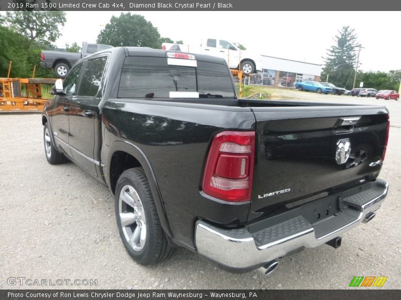 Diamond Black Crystal Pearl / Black 2019 Ram 1500 Limited Crew Cab 4x4