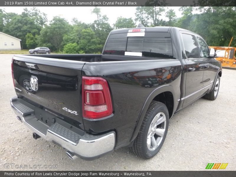 Diamond Black Crystal Pearl / Black 2019 Ram 1500 Limited Crew Cab 4x4